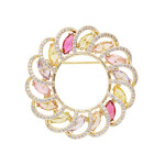 Brož Swarovski Elements Aimee, Barevná/více barev
