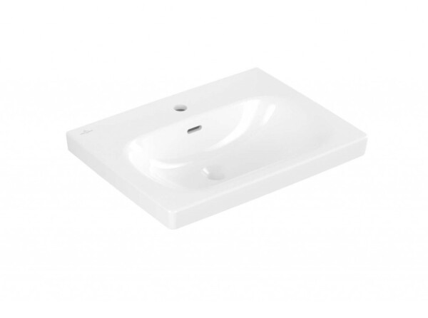 VILLEROY & BOCH - Skyla Umyvadlo, 60x46 cm, s přepadem, otvor pro baterii, alpská bílá 5A516001