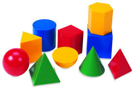 EDX Education Velký set geometrických tvarů (17 ks)