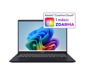 ASUS NTB Vivobook 14 (X1407QA-LY052W), Snapdragon X X1 26 100, 14" 1920 x 1200, 16GB, 1TB SSD, Adreno, W11 Home, Blue EDF_2910429