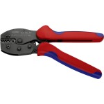 KNIPEX - kleště lisovací - 230mm - čtyřtrnové, stočené kontakty Harting; Ilme; Phoenix; Amphenol; Walther; HTS;Contact; Weidmüller 0.14-6mm², v plastovém kufříku s pěnovou vložkou (975265)