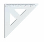 Koh-i-noor trojúhelník kolmicí čirý 45/141