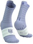 Běžecké ponožky Compressport Pro Racing Socks v4.0 Ultralight Run High - Lavender/White Velikost: T3
