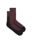 Pánské merino turistické ponožky ICEBREAKER Mens Hike+ Heavy Crew, Java/Black velikost: 39-41,5 (S)