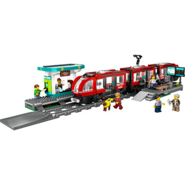 LEGO® City 60423 Tramvaj a zastávka v centru města