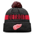 Fanatics Pánská Zimní čepice Detroit Red Wings Fundamental Beanie Cuff with Pom