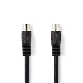 Nedis DIN Audio kabel DIN 5pinová (M) - DIN 5pinová (M) 3.00 m černá (CAGL20000BK30)