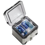 Chladicí kufr na motorku/čtyřkolku Topcase Yolco MCX17 stříbrný