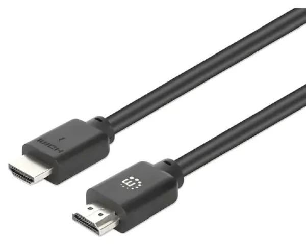 Manhattan HDMI 2.0 černá / HDMI kabel / 5 m / 4K60Hz / 18 Gbit/s / ARC / pozlacené konektory (356671)