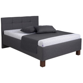 Čalouněná postel Mary 90x200, šedá, bez matrace