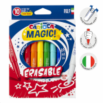 Carioca magické fixy - smazatelné, 10 ks, mix barev
