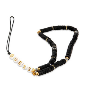 Přívěsek na klíče Guess pendant GUSTPEARK Phone Strap black Heishi Beads (GUSTPEARK)