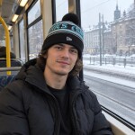 New Era Pánská zimní čepice San Jose Sharks NHL Pom Wordmark