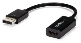 StarTech černá / Redukce DisplayPort na HDMI / 15 cm / 4K 30Hz (DP2HD4KS)