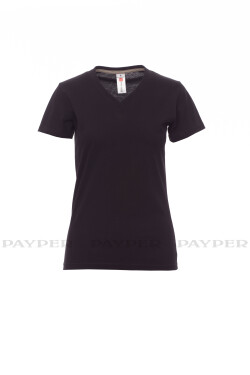 Dámské tričko Payper V-NECK LADY Barva: Černá, Velikost: XL (000951002614000XL)