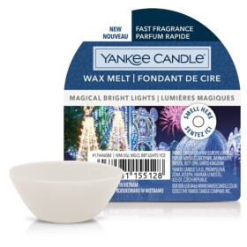 Yankee Candle Vosk do aromalampy Yankee Candle 22 g - Magical Bright Lights, bílá barva, plast, vosk