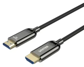 Unitek C11085GY01 70 m / Kabel optický HDMI 2.1 / AOC / 8K 120Hz (C11085GY01-70M)