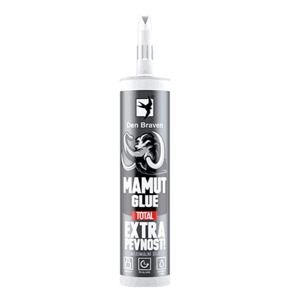 Lepidlo DEN BRAVEN MAMUT TOTAL bílé 290ml