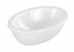 VILLEROY & BOCH - Loop&Friends Umyvadlo zápustné, 51x37 cm, bez přepadu, CeramicPlus, alpská bílá 4A6101R1