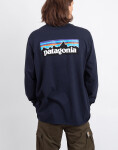 Tričko Patagonia M's L/S P-6 Logo Responsibili-Tee® New Navy