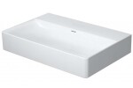 DURAVIT - DuraSquare Umyvadlo nábytkové Compact, 60x40 cm, DuraCeram, s WonderGliss, alpská bílá 23566000791
