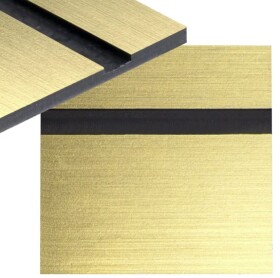 Gravírovací laminát 300 x 200 x 1,3 mm - Zlatý, černý