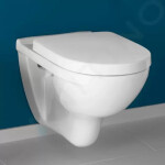 VILLEROY & BOCH - O.novo Závěsné WC Compact se sedátkem SoftClosing, DirectFlush, alpská bílá 5688HR01