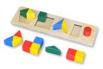 Moyo Montessori Moyo Montessori Barevné cihly, různé tvary, menší rozměr