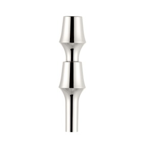 Stoff Nagel Designová vázička BMF STOFF Nagel Chrome, stříbrná barva, kov
