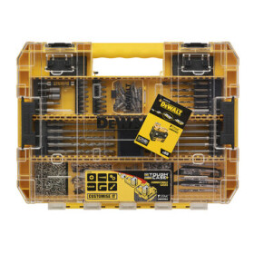 DeWalt DT70763 sada bitú a vrtáků do železa + SDS+, PH+PZ+TORX , 85-dílná