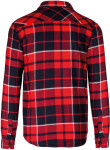 Kariban K 579 Flanelová košile s sherpa fleecovou podšívkou 20.K579 red/navy XXL