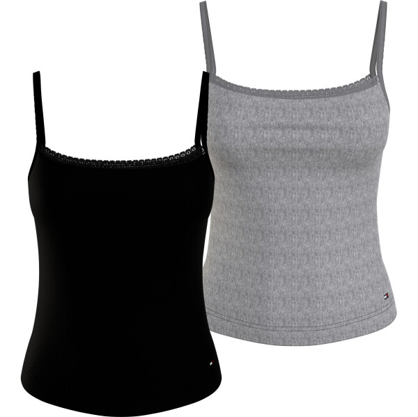 Dámská balení 2 PACK CAMI WITH LACE UW0UW048920RZ - Tommy Hilfiger XS