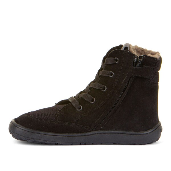 Dětské zimní barefoot boty TEX WOOL GROW Black, Froddo, G3160234-4, černá - 34