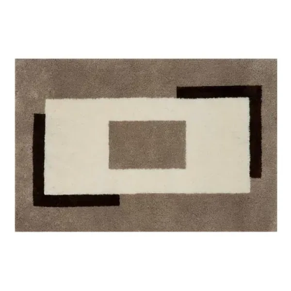 SPIRELLA Koupelnová předložka ANELA hnědá / 60 x 90 cm / polyester / protiskluzová