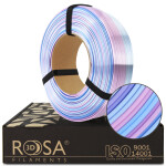 ROSA 3D Filaments PLA SILK REFILL Multicolor 1,75 mm ROSA 1 kg Candy