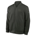 Nike Pánská bunda New York Jets NFL 2025 Rivalries Sideline Bomber Velikost: S