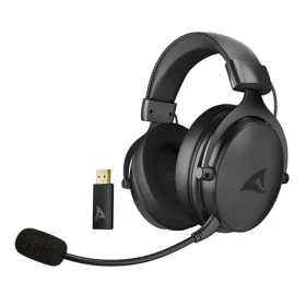 Sharkoon Skiller SGH40W černá / bezdrátová sluchátka / mikrofon / 2.4GHz / USB-C (4044951043415)