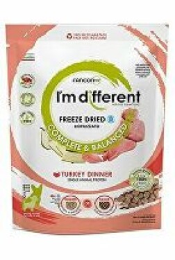 I´M DIFFERENT krmivo mrazem suš. Raw Turkey Dinner156g