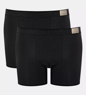 Pánské boxerky GO Natural Short C2P - BLACK - černé 0004 - SLOGGI BLACK M