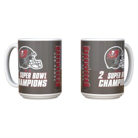 Hrnek Tampa Bay Buccaneers NFL 2x Super Bowl Champions Jumbo (440 ml)