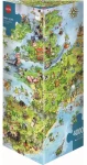 HEYE Puzzle Draci - Mapa Evropy