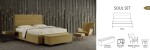 Materasso Čalouněná postel SOUL boxspring ROZMĚR: 2x (100x200) cm - boxspring,šedá