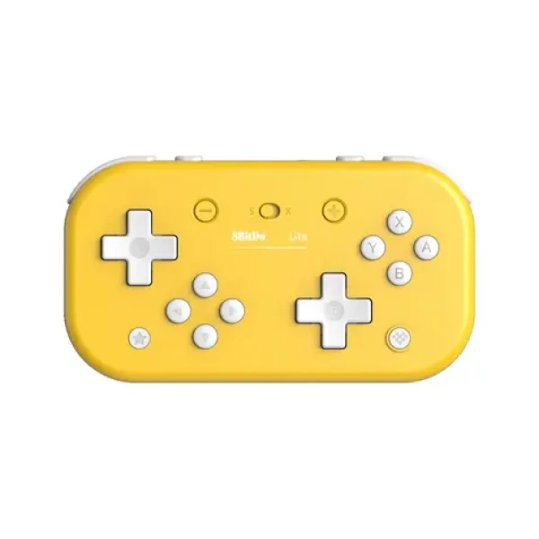 8Bitdo Lite žlutá / Bezdrátový ovladač / Bluetooth / pro Windows / Switch / SteamOS / Rasberry Pi (RET00217)