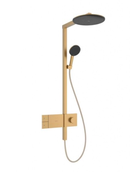 HANSGROHE - Raindance Alive S Sprchový set s termostatem, průměr 30 cm, 3 proudy, EcoSmart, kartáčovaný bronz 24583140