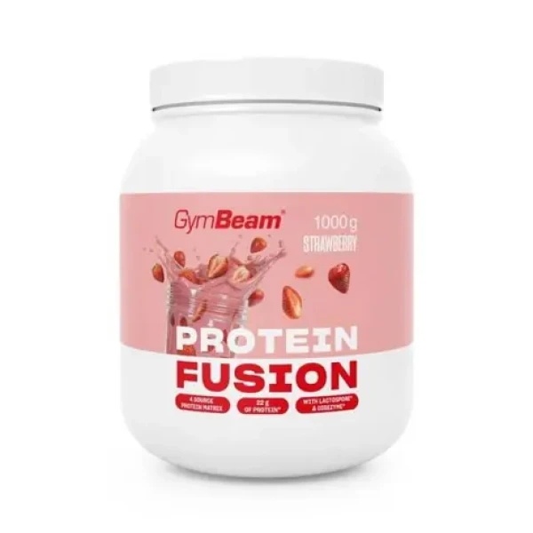 Protein Fusion - GymBeam (jahoda, 1000 g) (118369-2-1000g-strawberry)
