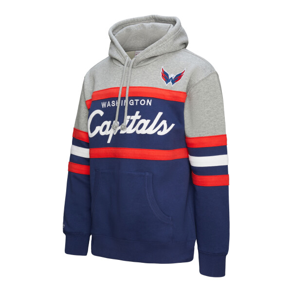 Mitchell & Ness Pánská mikina Washington Capitals NHL Head Coach Hoodie Velikost: M