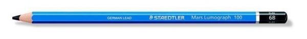 Staedtler Mars Lumograph 100 6B šestihranná grafitová tužka
