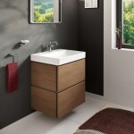 HANSGROHE - Xilesa E Umyvadlová skříňka, 62x58x47 cm, 2 zásuvky, kašmírový dub 54254550