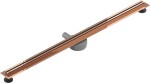 MEXEN - Flat 360 Slim žlab otočný 110 cm růžové zlato 1641110