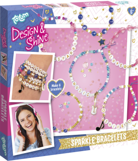 Sada na výrobu třpytivých náramků - Craft Creative